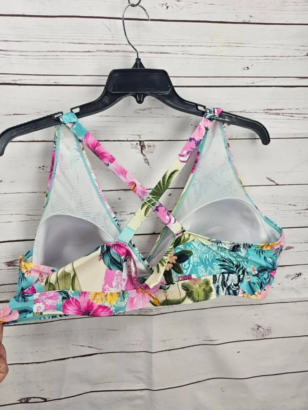 Torrid Womens Plus‎ Size 6 Floral Tropical Bikini Wrap Set Swim Top & Skirt